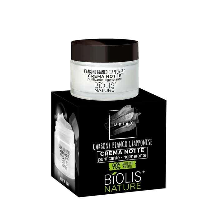 Detox Crema Viso Notte al Carbone Bianco Giapponese