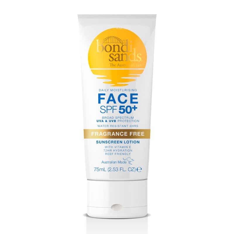 Daily Moisturising Face SPF 50+ Sunscreen Lotion (Fragrance Free)