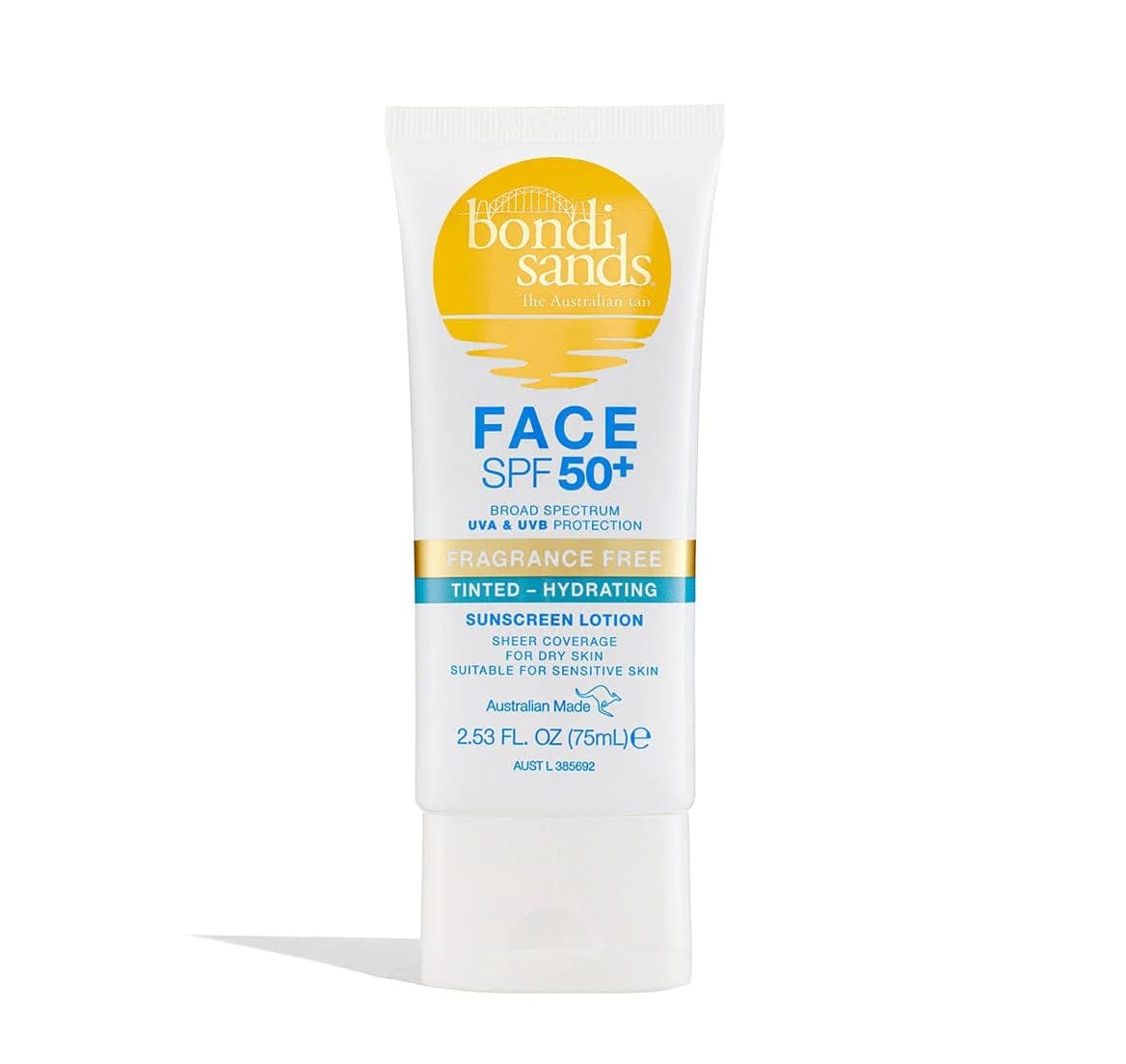 SPF 50+ Fragrance Free Hydrating Tinted Face Lotion