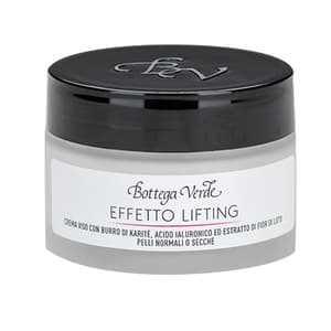 Effetto Lifting - Crema Viso Con Burro Di Karitè, Acido Laluronico Ed Estratto Di Fior Di Loto (50 ml) - Pelli Normali O Secche