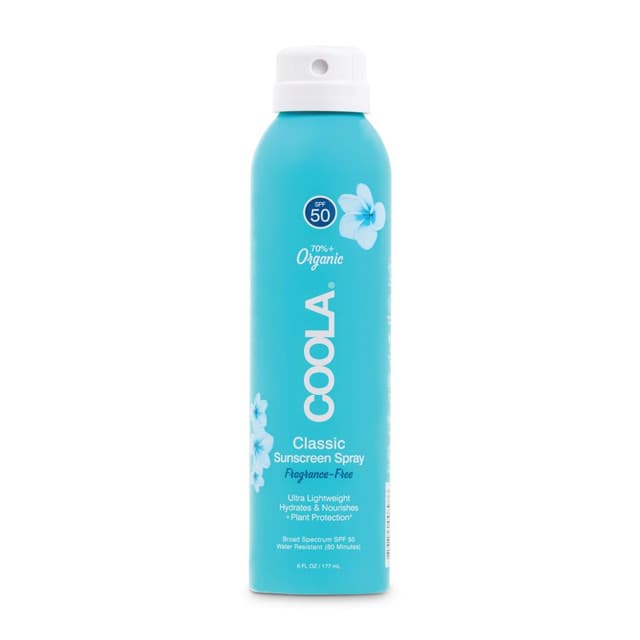 Classic Body Organic Sunscreen Spray SPF 50 - Fragrance Free