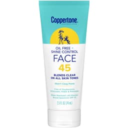 Sunscreen Lotion Oil Free + Shine Control Face SPF 45