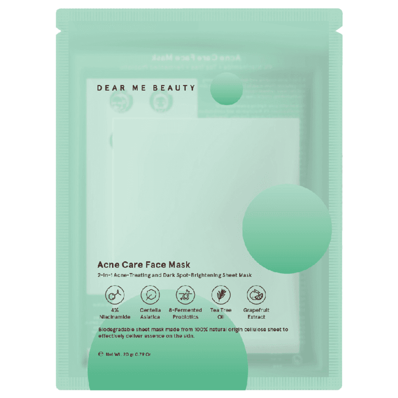 Acne Care Face Mask 4% Niacinamide + Probiotic + Cica + Grapefruit Extract