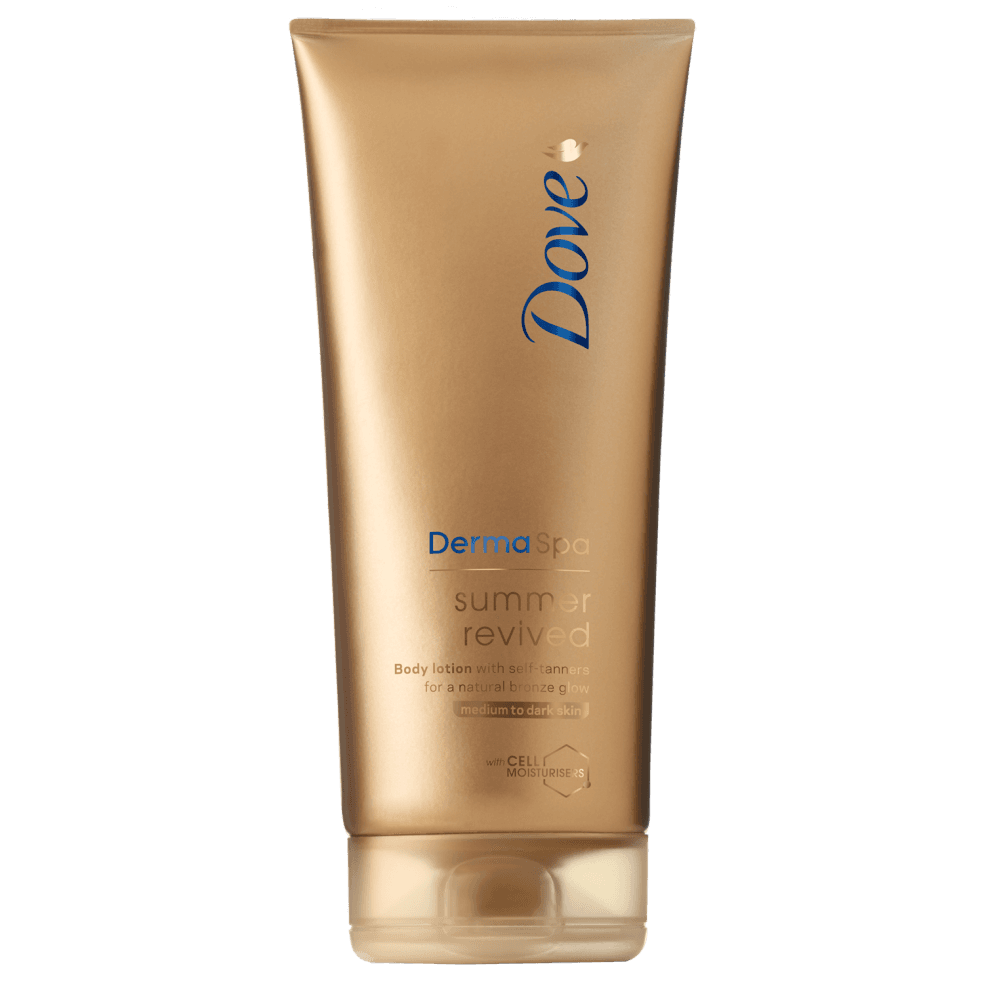 DermaSpa Summer Revived Self Tanning Body Lotion Medium to Dark