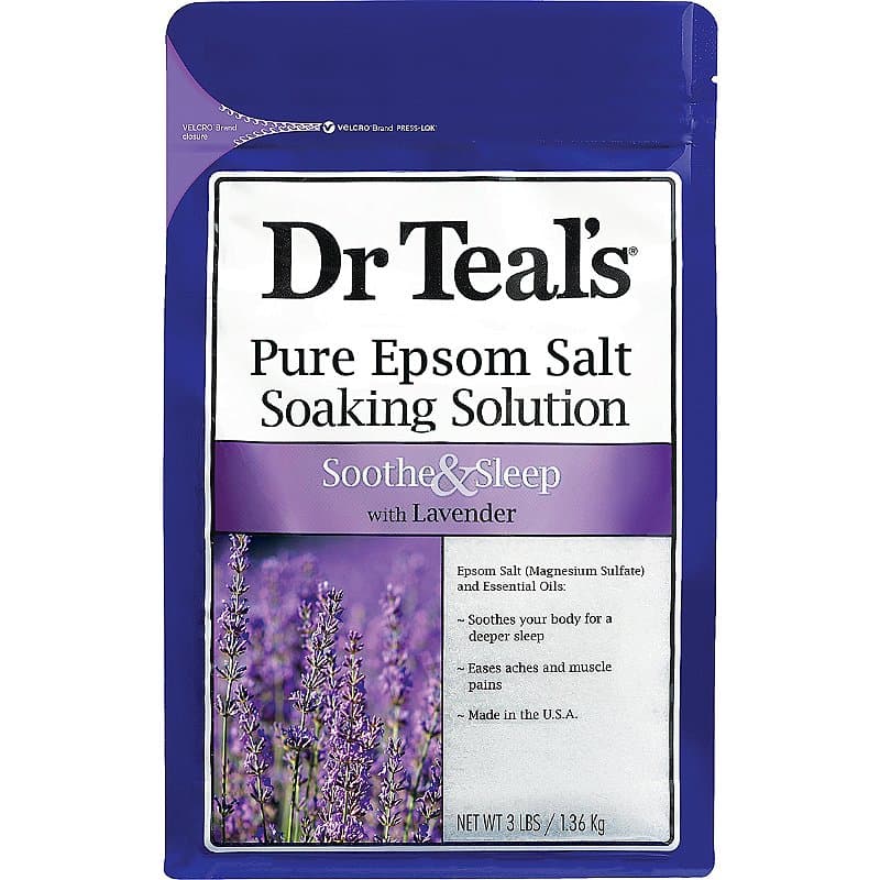 Soothe & Sleep with Lavender Pure Epsom Salt Soaking Solution
