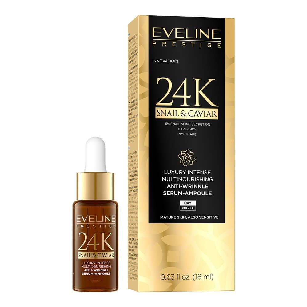 Prestige 24K Snail & Caviar Anti-Wrinkle Serum-Ampoule