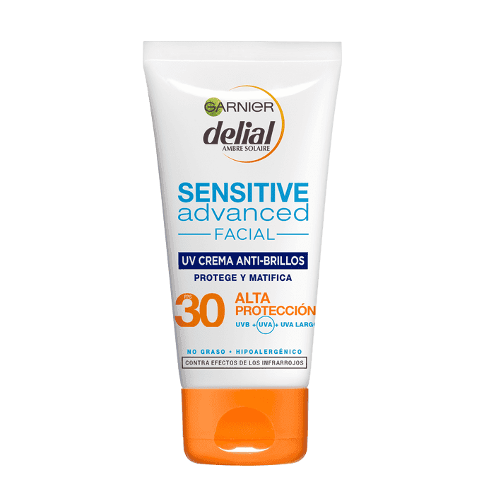 Delial Sensitive Advanced Facial UV Crema Anti-Brillos SPF 30