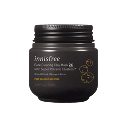 Pore Clearing Clay Mask 2X with Super Volcanic Clusters