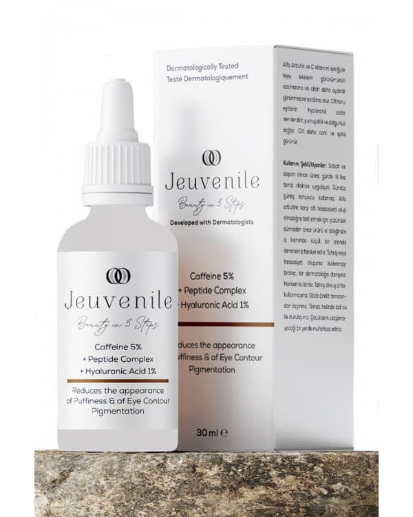 Caffeine %5 + Peptide Complex + Hyaluronic Acid %1 Eye Serum