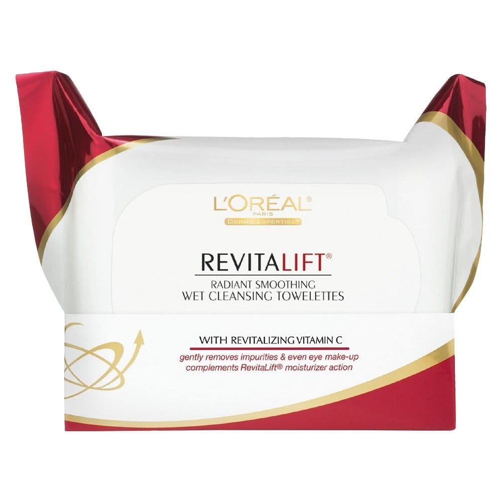 Revitalift Radiant Smoothing Wet Cleansing Towelettes