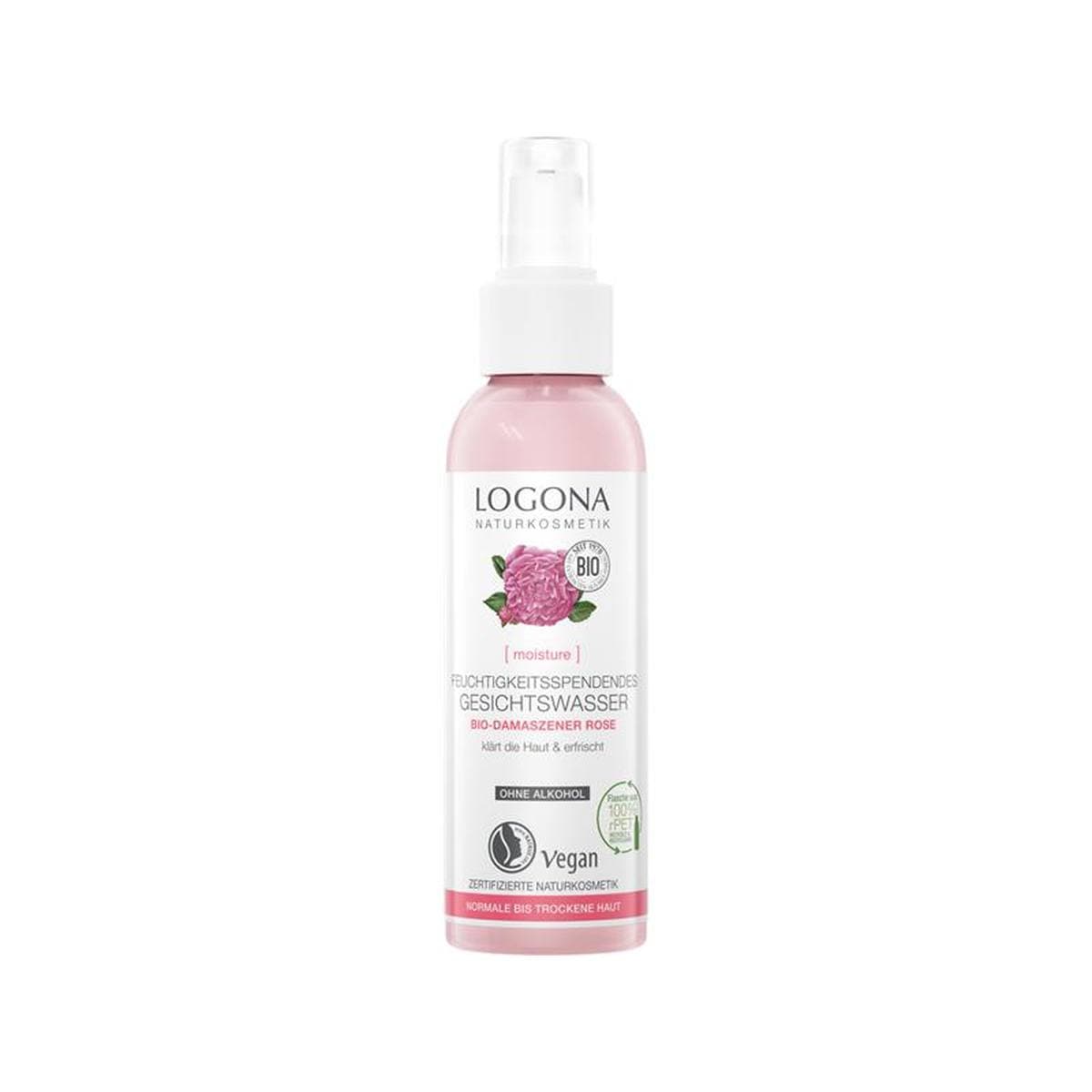 Feuchtigkeitsspendendes Gesichtswasser Bio-Damaszener Rose
