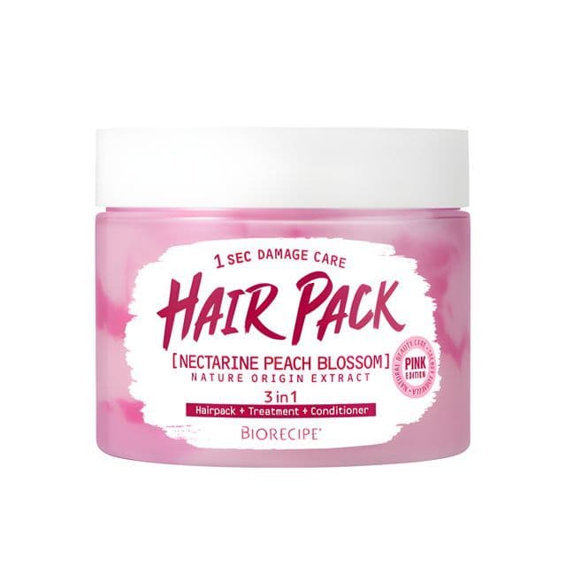 Biorecipe 1 Sec Damage Care Hair Pack - Nectarine Peach Blossom (Pink Edition)