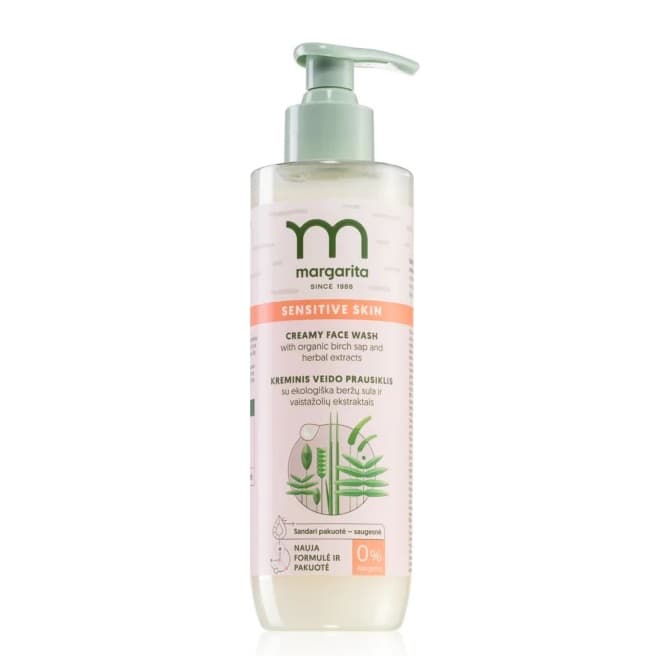 Creamy Face Wash with Organic Birch Sap & Herbal Extracts