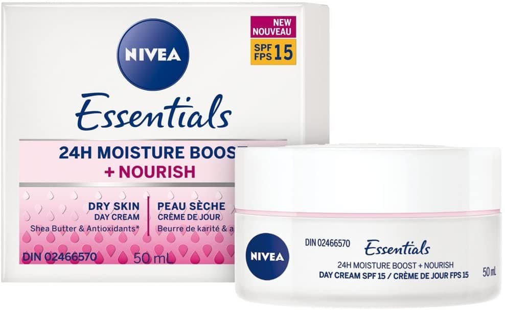 Essentials 24h Moisture Boost + Nourish Day Cream with SPF 15