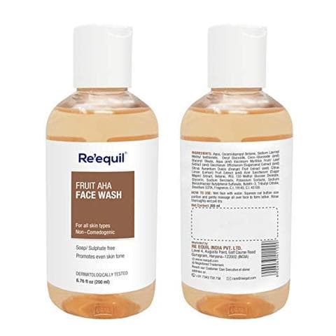Fruit AHA Face Wash for Hyperpigmentation & Skin Brightening