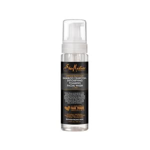 African Black Soap Bamboo Charcoal Detoxifying Foaming Facial Wash