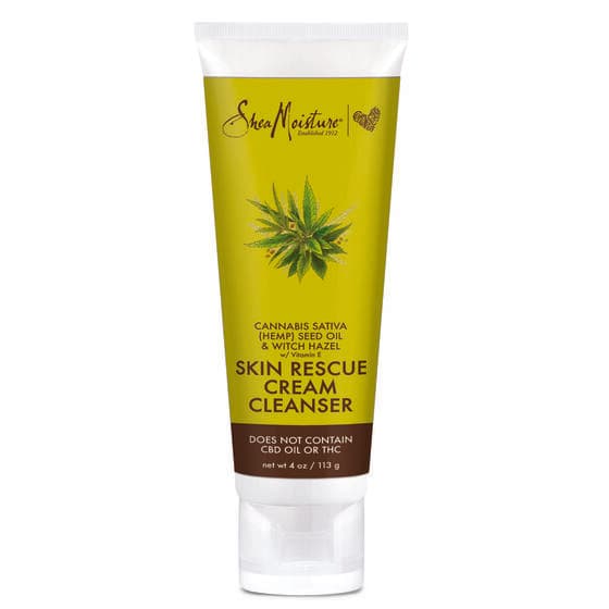 Cannabis Sativa (Hemp) Seed Oil & Witch Hazel Skin Rescue Cream Cleanser