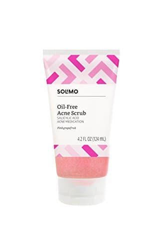 Oil-free Pink Grapefruit Facial Scrub, 2% Salicylic Acid Acne Medication