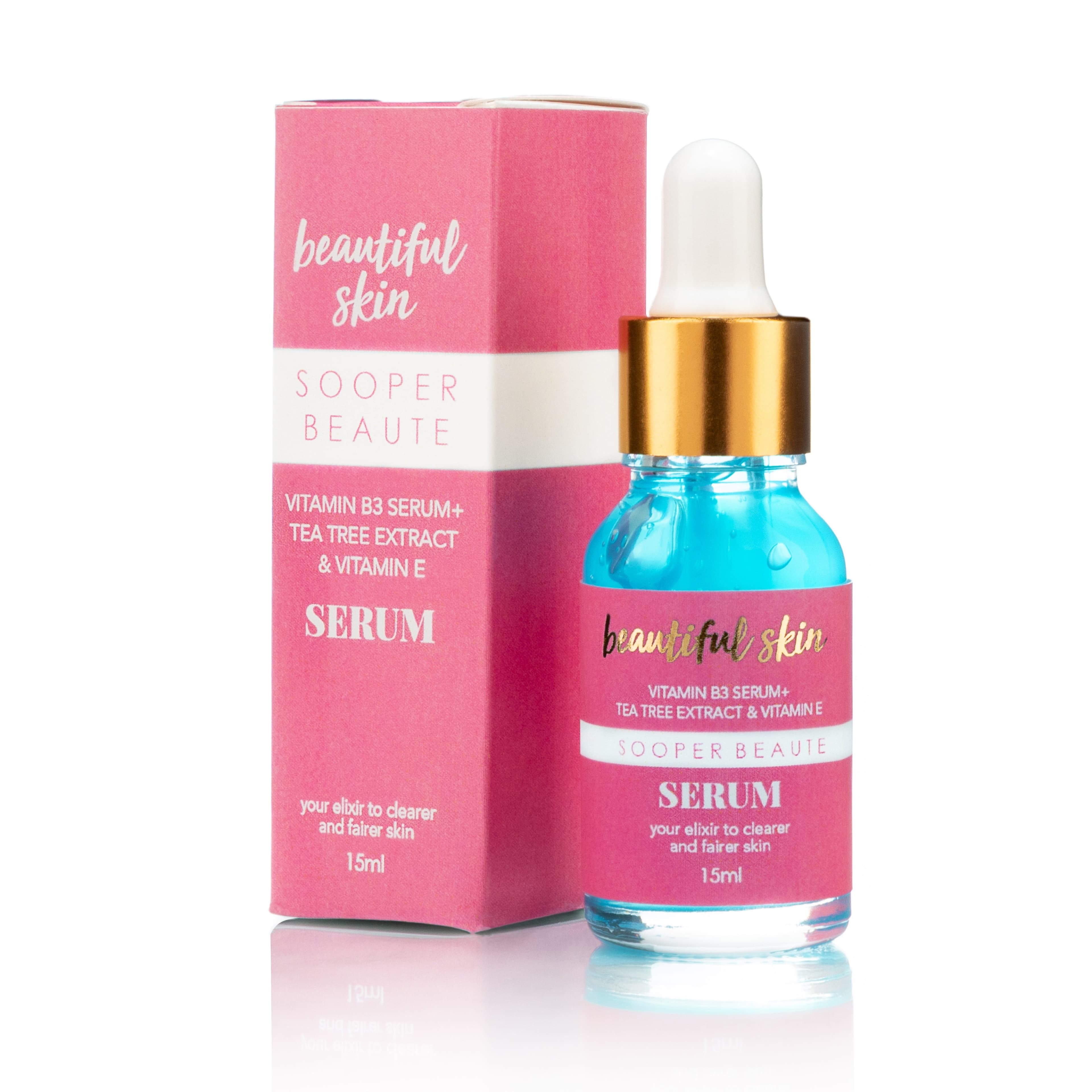 Beautiful Skin Vit B3 Serum + Tea Tree Extract & Vitamin E