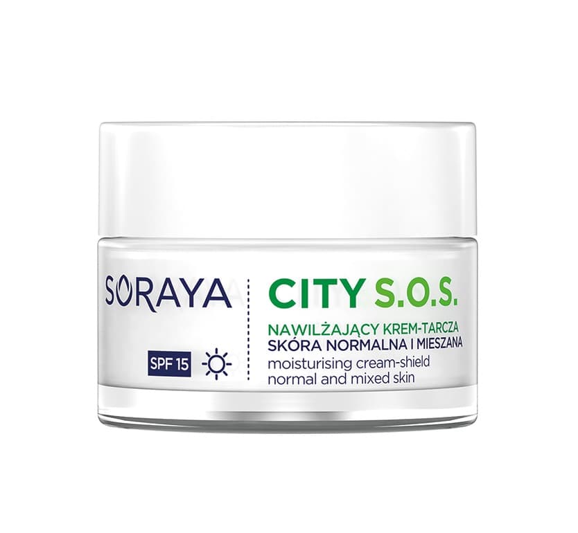 City S.O.S. Moisturising Cream-Shield for Normal to Combination Skin SPF 15