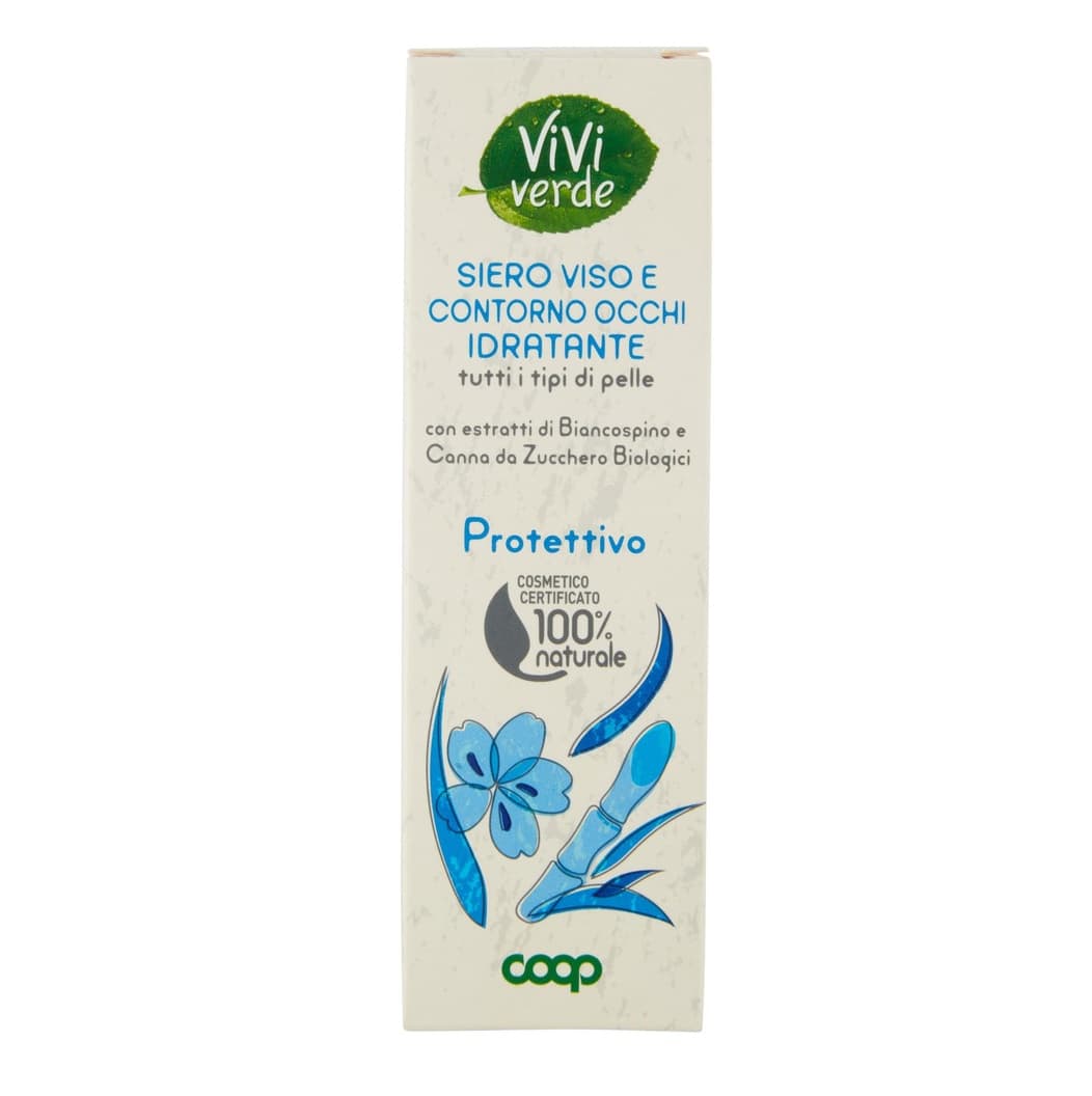Siero Viso E Contorno Occhi Idratante Tutti i Tipi di Pelle