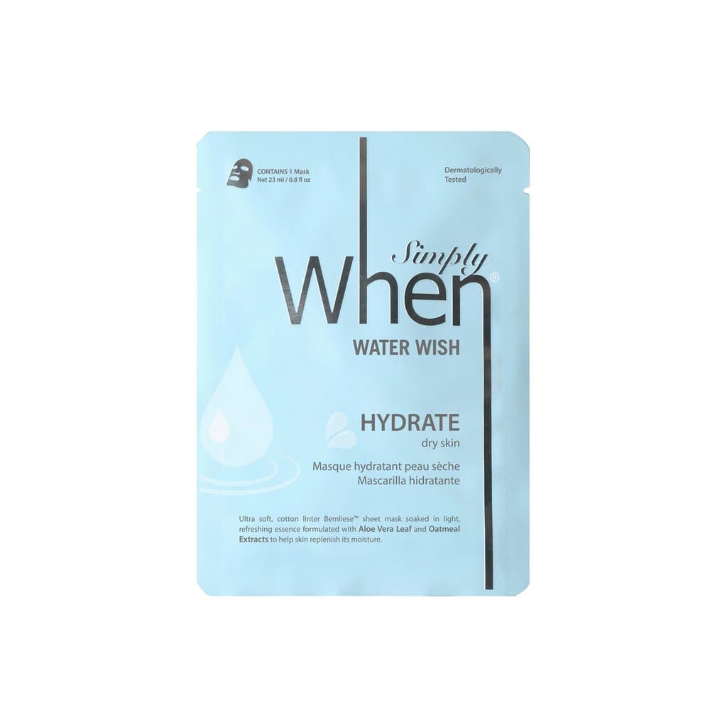 Water Wish Hydrate Ultra-Soft Cotton Linter Bemliese Sheet Mask