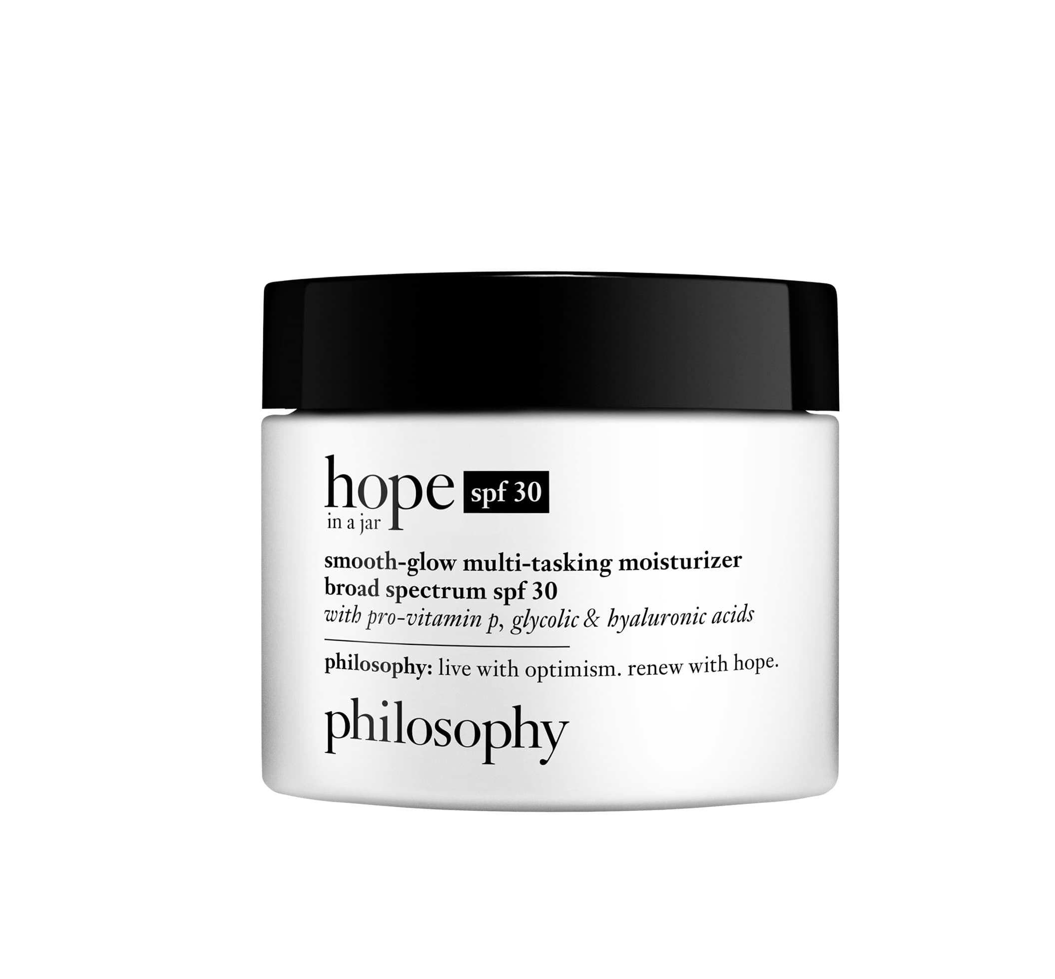 Hope in a Jar Smooth-Glow Multitasking Facial Moisturizer Broad Spectrum SPF 30