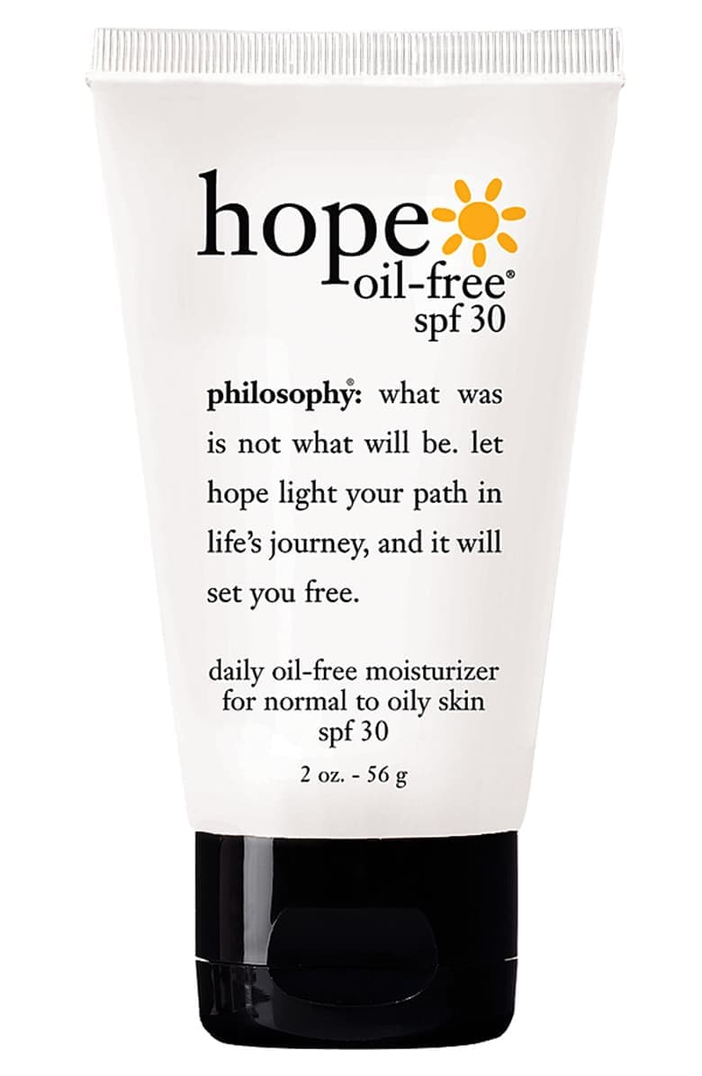 hope oil-free moisturizer SPF 30
