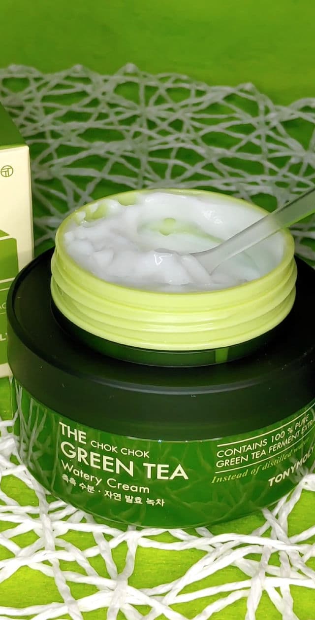 TONYMOLY The Chok Chok Green Tea Watery Moisture Cream review photo by Pasion4kpop