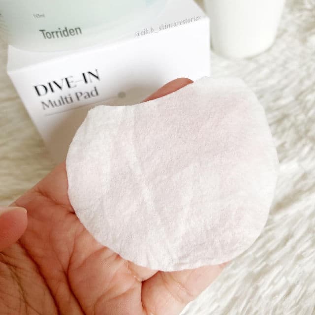 Torriden Dive-in Multi Pad Vegan Hyaluronic Acid Toner Pads review photo by cikbskincarestories