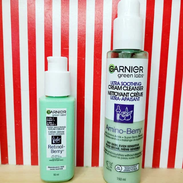Garnier Green Labs Amino-Berry Soft Gentle Facial Cream Cleanser review photo by luiguithemom