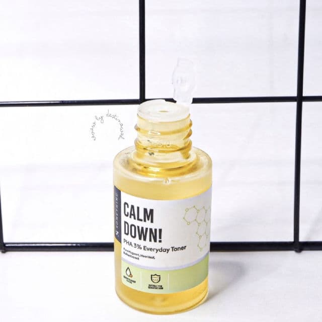Somethinc Calm Down! PHA 3% Everyday Toner review photo by Destinawah
