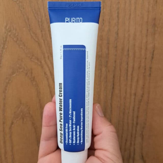 Essential Oil-Free Deep Sea Pure Water Cream product review