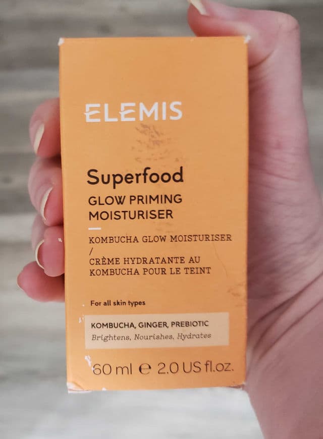 Elemis Superfood Glow Priming Moisturiser review photo by TessaLynnXo