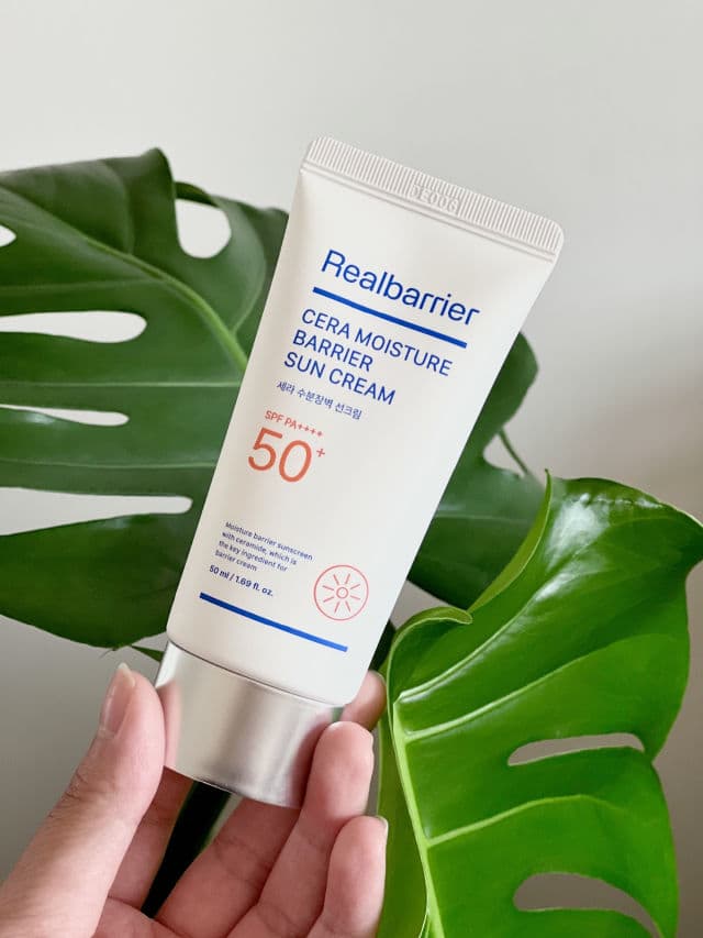 Real Barrier Cera Moisture Barrier Sun Cream SPF50+ PA++++ review photo by Livingwithleesa