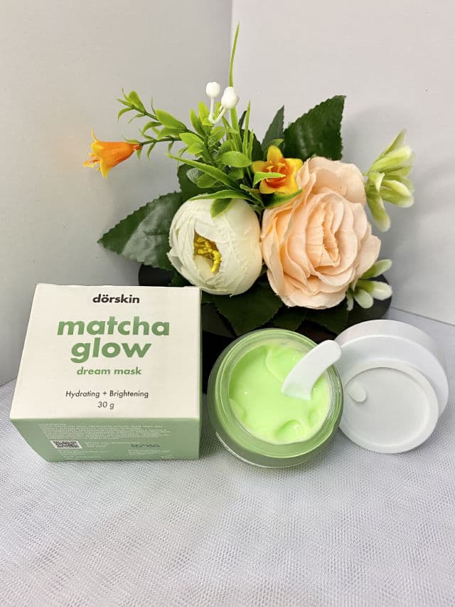 Dorskin Matcha Glow Dream Sleeping Mask review photo by evabilqistafdila
