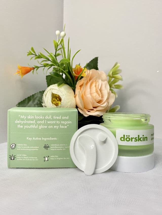 Dorskin Matcha Glow Dream Sleeping Mask review photo by evabilqistafdila