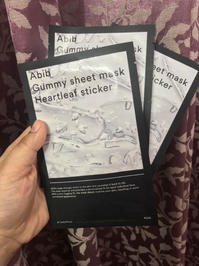 Gummy Sheet Mask Heartleaf Sticker product review
