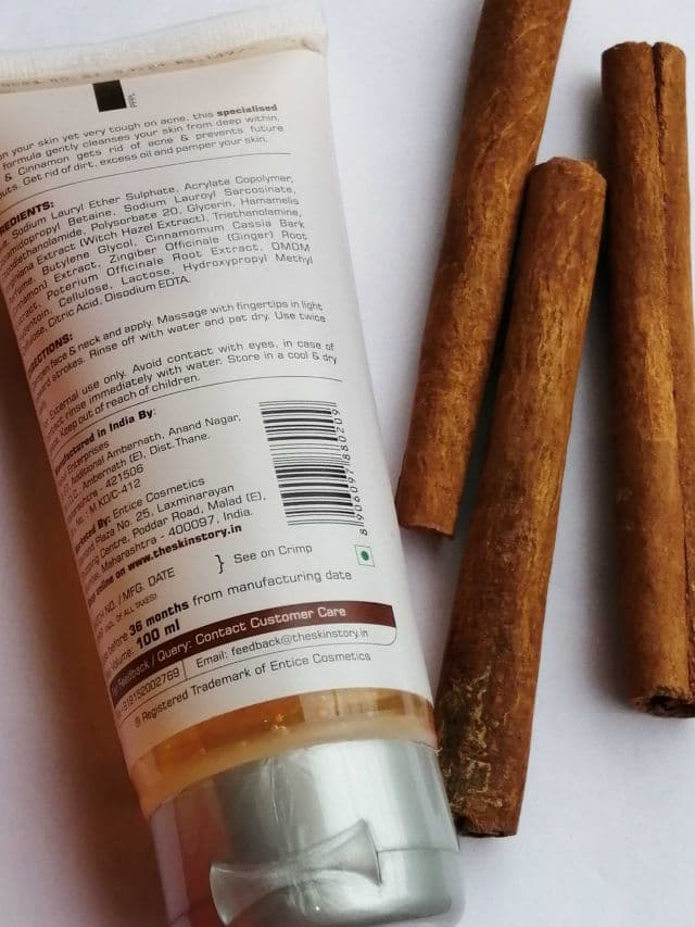 The Skin Story Ginger & Cinnamon Face Wash review photo by callistataylor