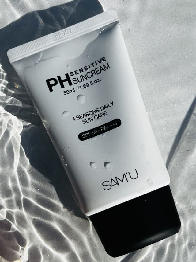 SAM'U pH Sensitive Sun Cream review photo by Binci