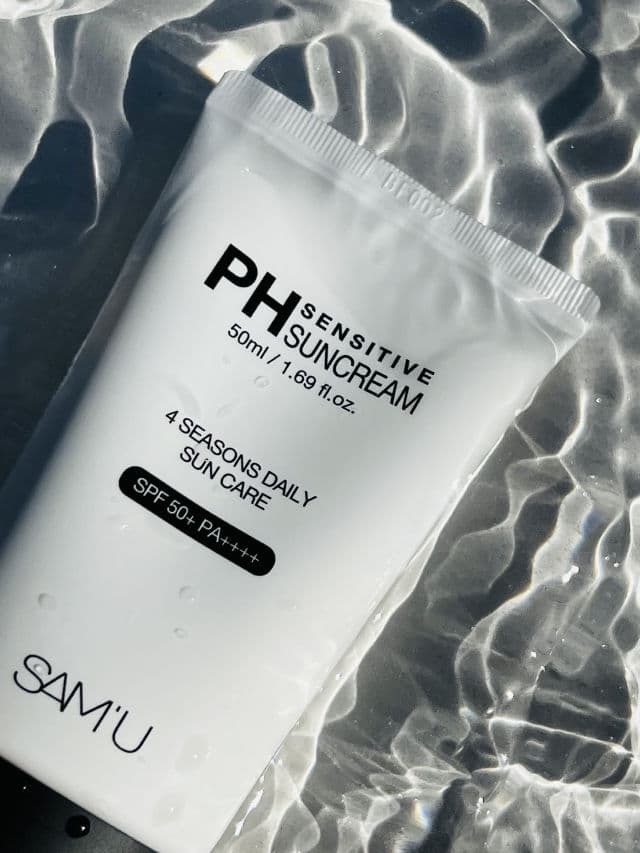 SAM'U pH Sensitive Sun Cream review photo by Binci