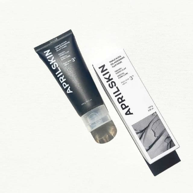 APRIL SKIN Triple Acids Oil Absorbing Clay Mask review photo by Skincarediarysos