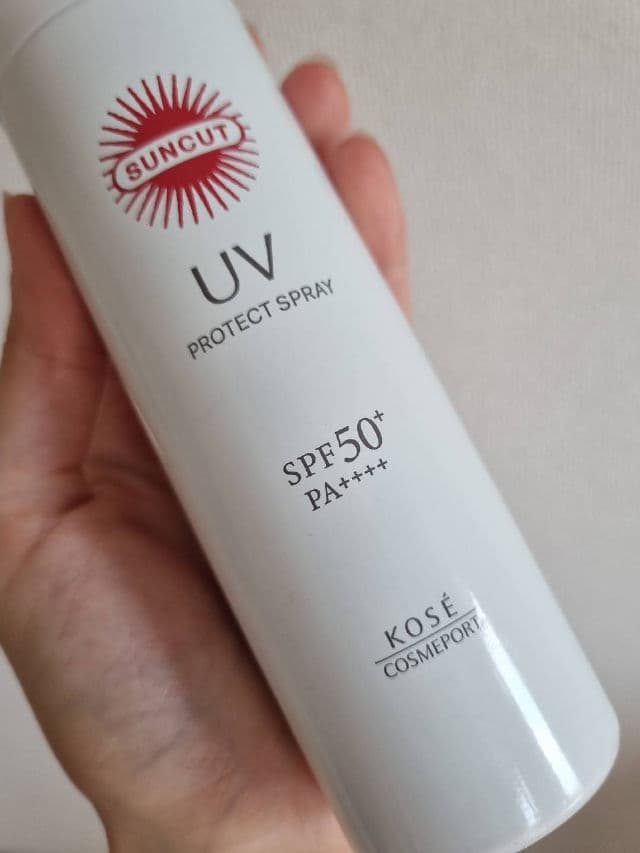 Kose Cosmeport Suncut UV Protect Spray SPF 50+ PA++++ review photo by glowandsunshine