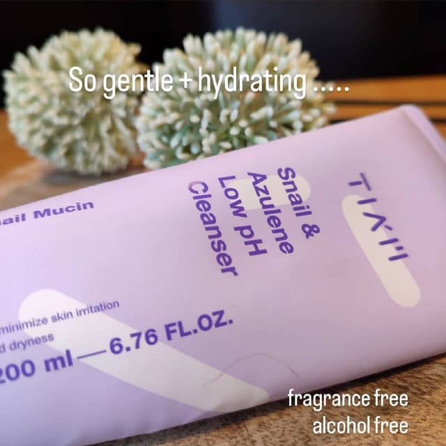 TIAM Snail & Azulene Low pH Cleanser review photo by kbeautysandra