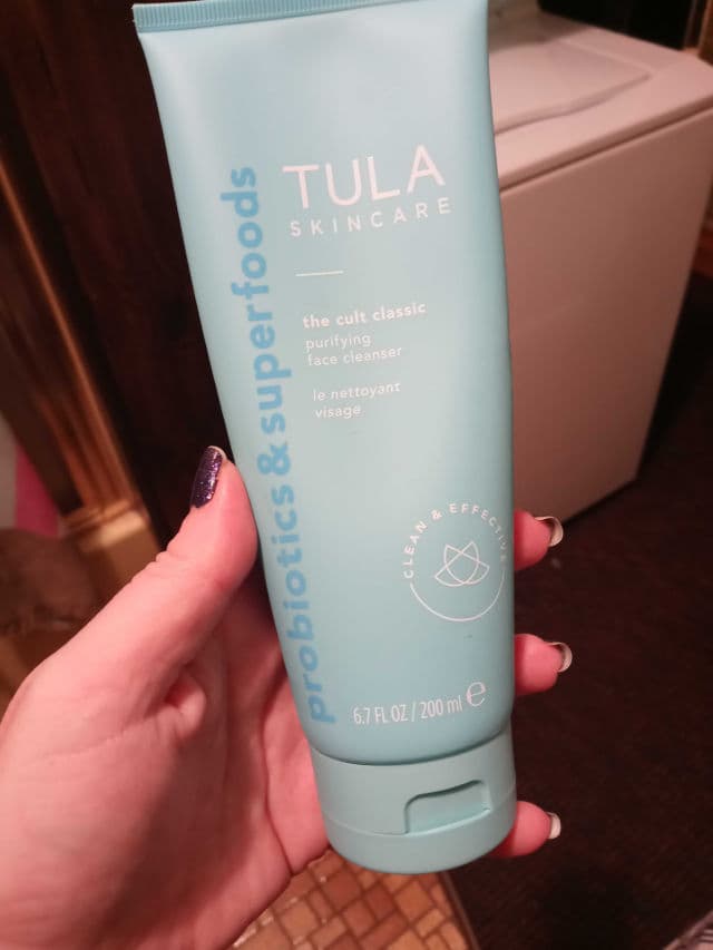 TULA Skincare The Cult Classic Purifying Face Cleanser review photo by KBlushes