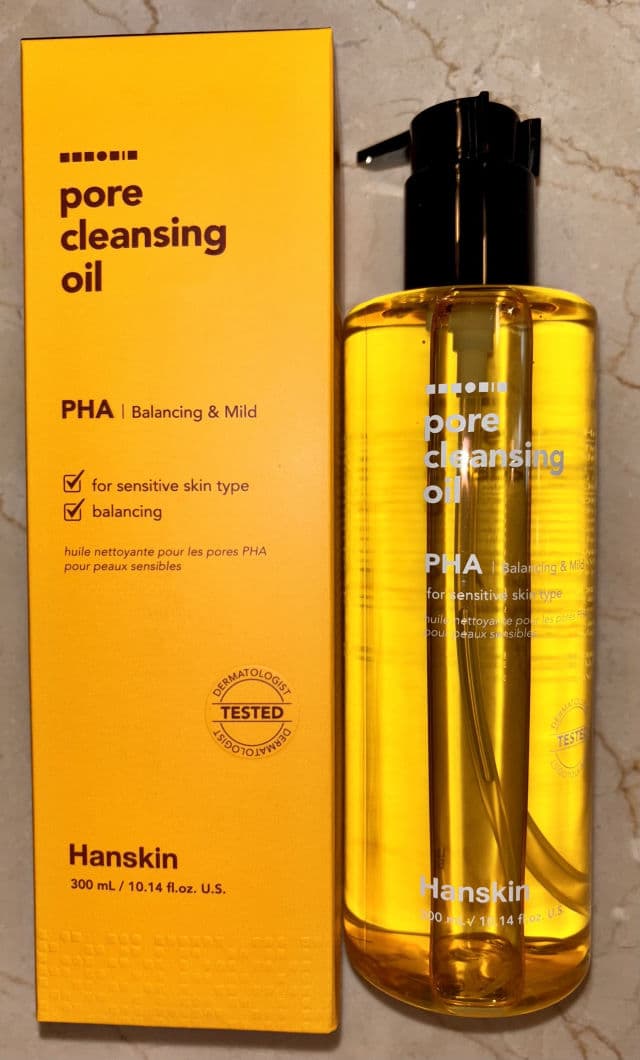 HANSKIN Pore Cleansing Oil PHA review photo by Anne2703