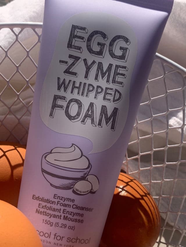 TOO COOL FOR SCHOOL Egg-zyme Whipped Foam Enzyme Exfoliation Foam Cleanser review photo by BoxyLady