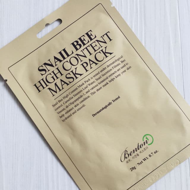 BENTON Snail Bee High Content Mask Pack review photo by PickySophia85