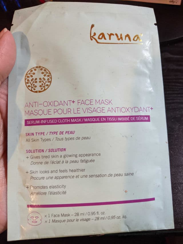 Karuna Anti Oxidant+ Face Sheet Masks review photo by kharia