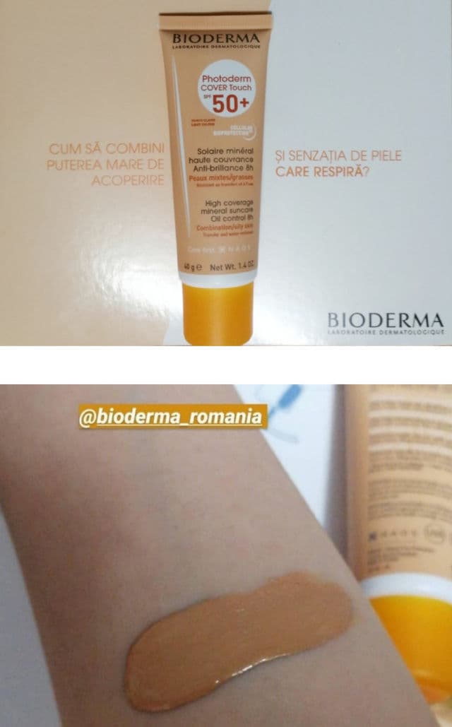 Bioderma Photoderm Cover Touch SPF50+ Light Tint review photo by addaadina
